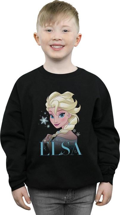 Produktbild Disney Frozen Elsa Snowflake Portrait Sweatshirt Jungen (140, 146)