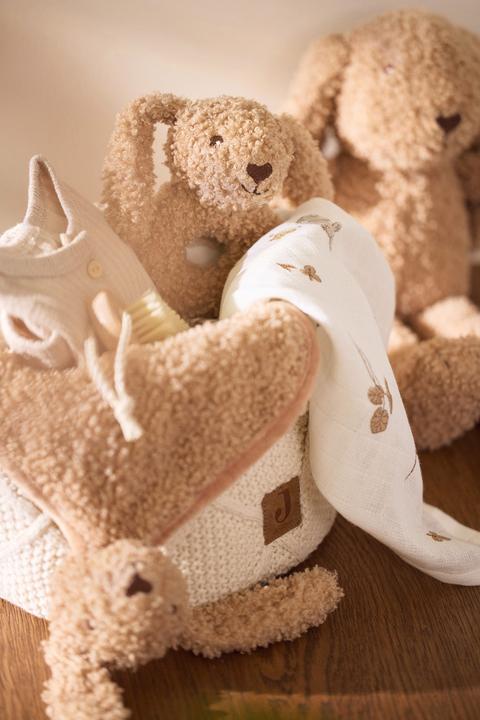 Actual product image Jollein Care basket Check Knit Oatmeal 14 x 18 cm