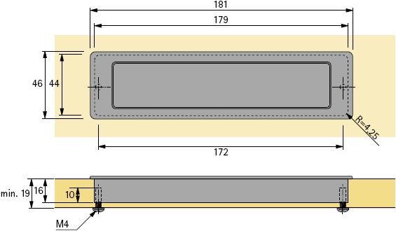 Image du produit Hettich Muschelgriffe Touch-in