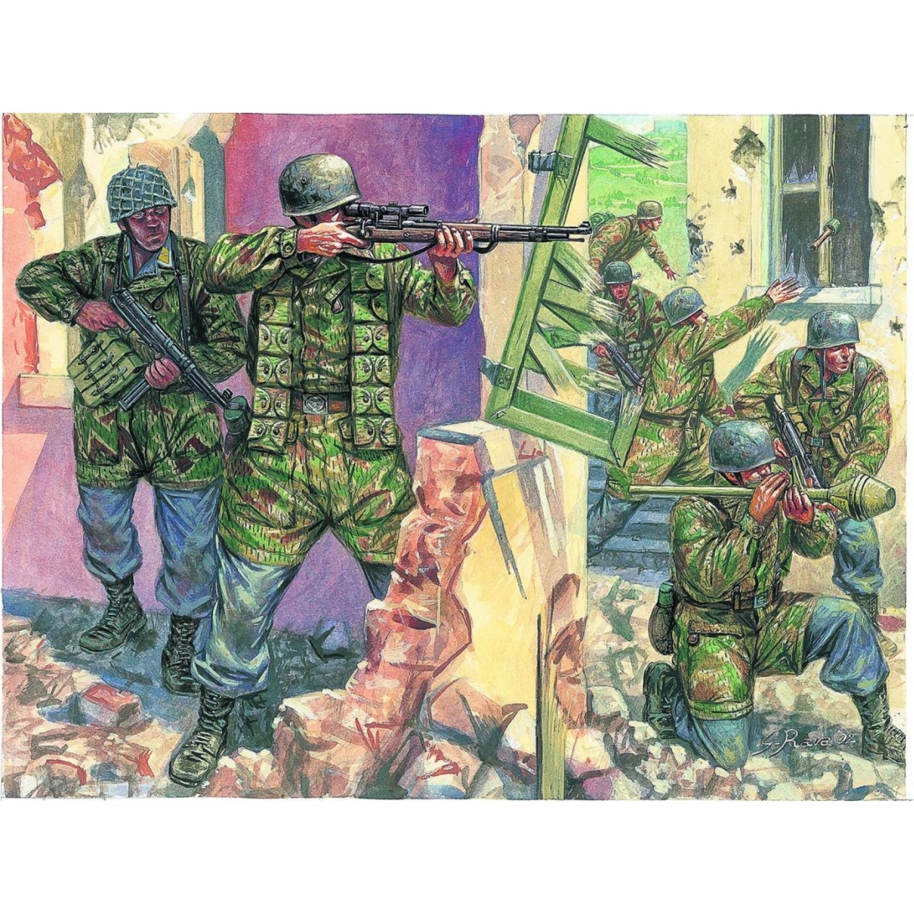 Italeri 2nd WW Germ. paratroopers