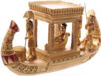 Produktbild Puckator Goldenes Ägyptisches Überdachtes Boot