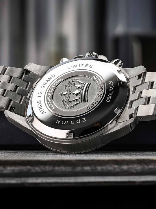Immagine prodotto Louis XVI LXVI3522 Herrenuhr Athos le Grand 2.0 Diamond 48mm 10ATM (Orologio da polso analogico, 48 mm)