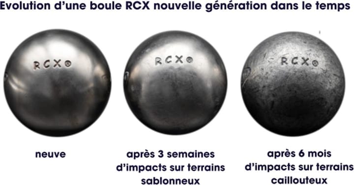 Actual product image Obut RCX pétanque competition balls (76 mm)