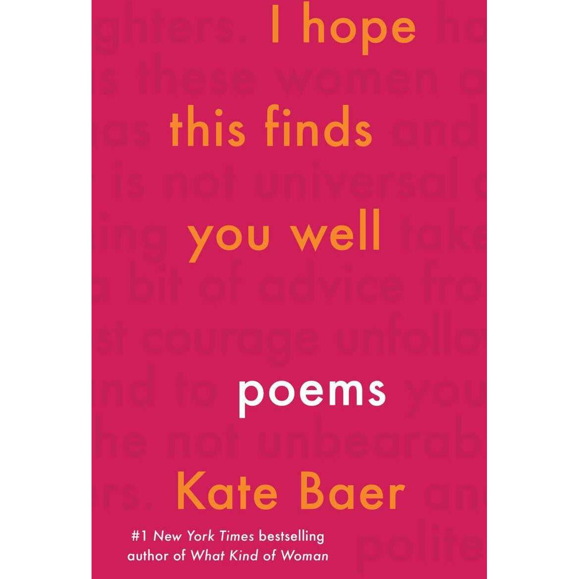 I Hope This Finds You Well, Belletristik von Kate Baer