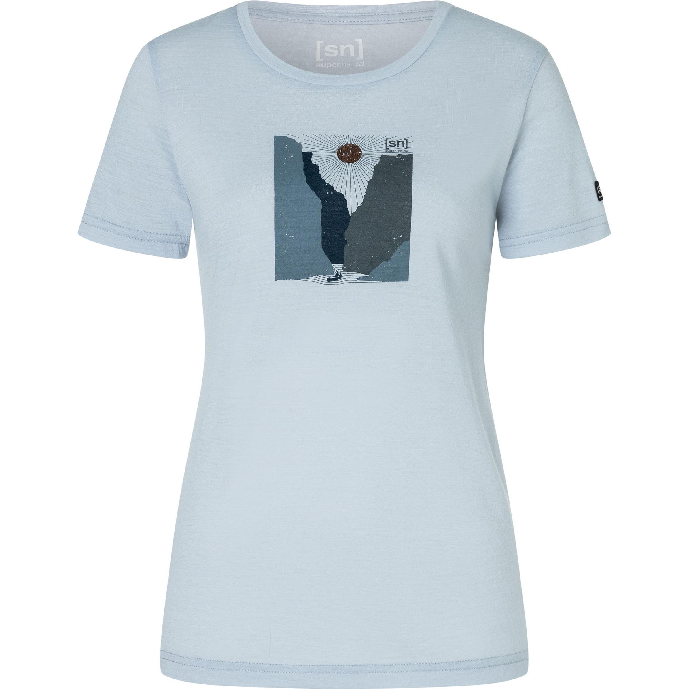 Super Natural, Damen, Shirt, Women's Rio Grande Tee, Grau, (L)