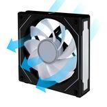 Productafbeelding Lian-Li UNI FAN SL-INF 120 ARGB Reverse Blade PWM Lüfter, 3er Pack inkl. Controller - 120mm, schwarz (120 mm, 3 x)