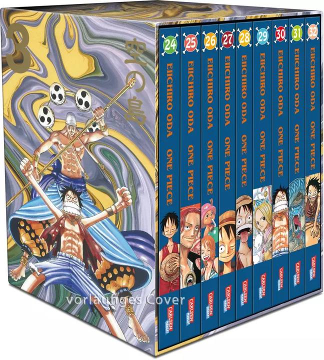 Produktbild One Piece Sammelschuber 3: Skypia (inklusive Band 24–32) (Deutsch, Eiichiro Oda, 2023)