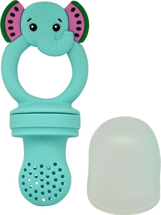 Produktbild Magni Fruchtsauger Melephant Frootimals blau Silikon (1x)