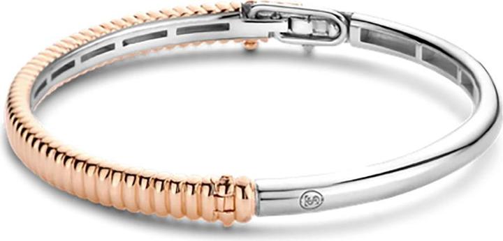Image du produit Ti Sento Milano Bracelet à structure nervurée doré à l'or rose 2956SR (6 cm, Argent sterling 925)