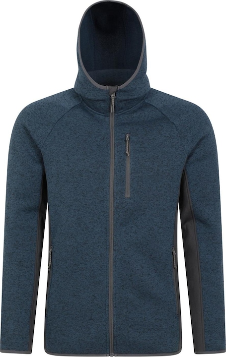 Actual product image Mountain Warehouse Mens Treston Fleece Hooded Hoodie (XXS)