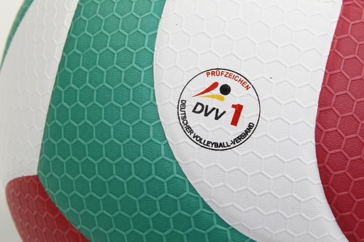Produktbild Molten Europe Volleyball Flistatec (Grösse: 5, Farbe: 001 weiss/rot/grün) (5)