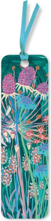 Actual product image Pack of 10 bookmarks: Lucy Innes Williams, Blue and Green Garden House