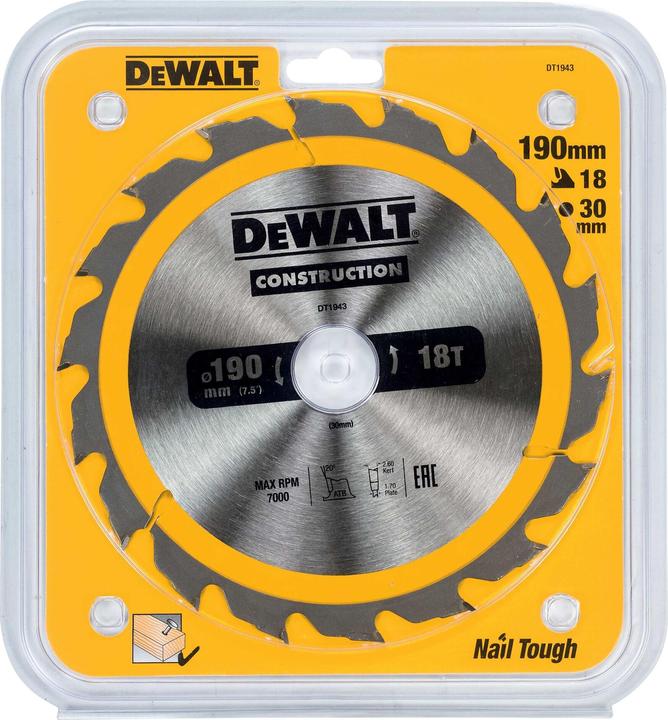 Productafbeelding DeWalt Hardmetalen cirkelzaagblad