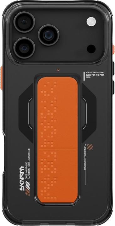 Actual product image Skinarma Haxa Case for iPhone 17 Pro Max Magnetic Charging + Grip Stand Graphite (Apple iPhone 17 Pro Max)