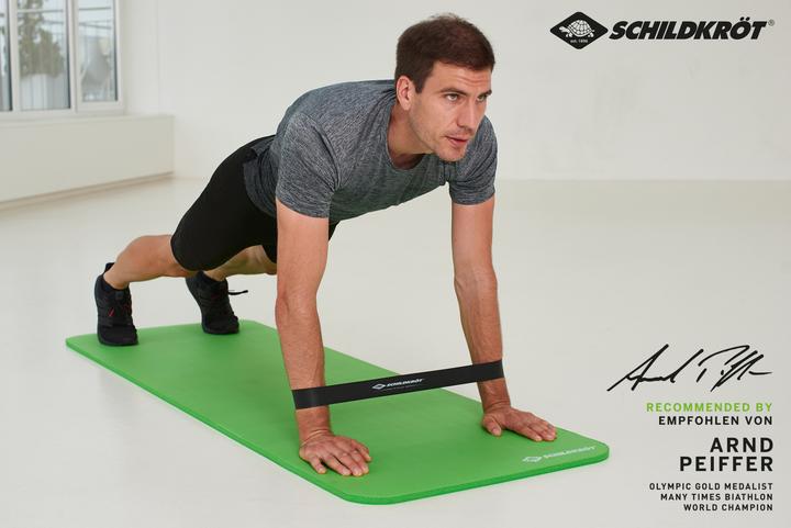 Actual product image Schildkröt Mini Resistance Band 5er Set (0.30 m, Extra Light, Easy, Medium, Strong, Extra strength)