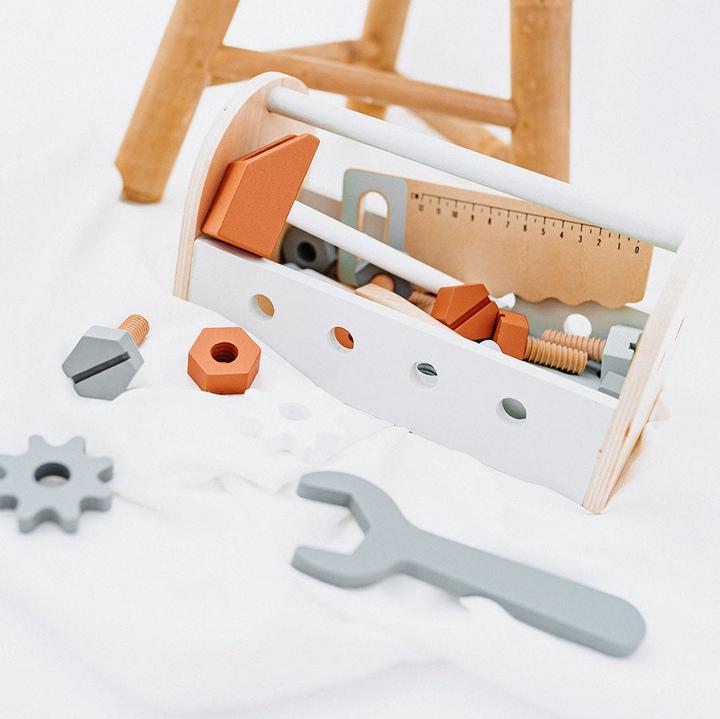 Image du produit Activity Board Boîte à outils, cadeau pour garçon d'anniversaire, cadeau de naissance, enfants outils