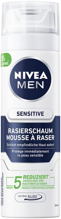 NIVEA MEN Sensitive Rasierschaum (200 ml, Shaving cream)