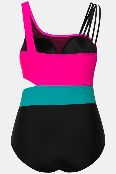Produktbild Ulla Popken Badeanzug, Colorblocking, Softcups (48)