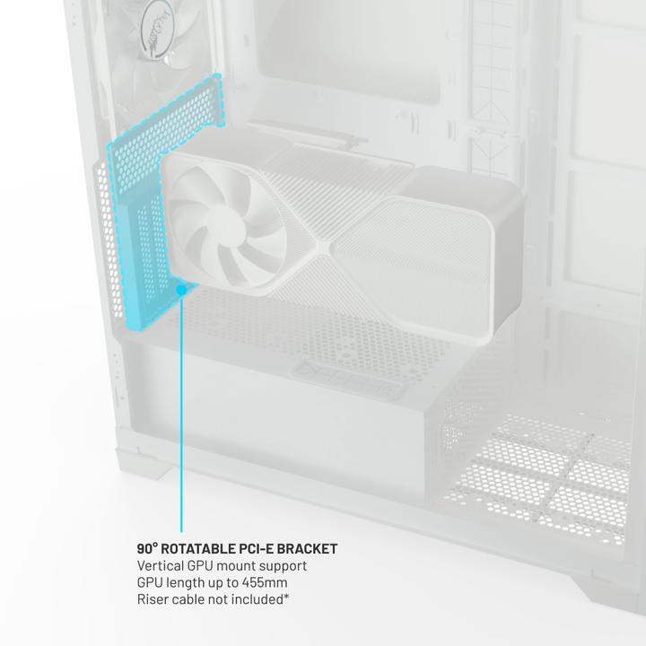 Produktbild Valkyrie VK02 Lite White (Mini-ITX, ATX, ITX, mATX)