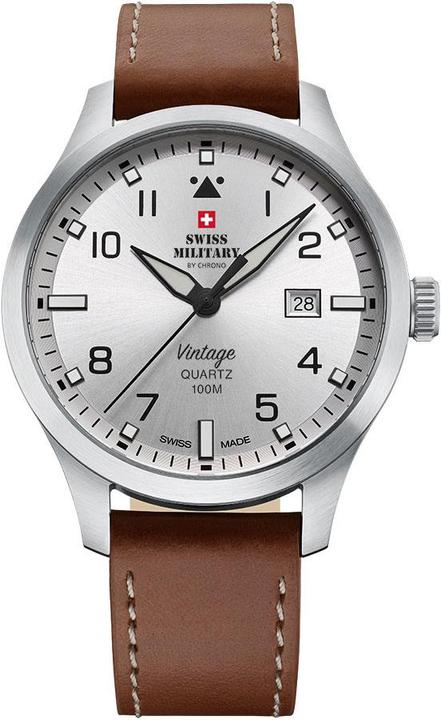 Actual product image Swiss Military quartz (Analogue wristwatch, 43 mm)
