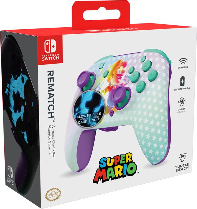 Actual product image Turtle Beach Rematch Wireless Controller · NS · Invincible Mario (Switch)