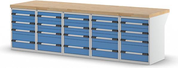 Actual product image eurokraft pro Workbench (300 cm, 90 cm)