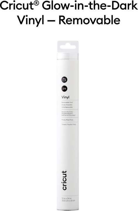 Produktbild Cricut Glow in the dark Vinyl Removable 30x60cm 1 sheet Glow in the dark (P) (1 x)