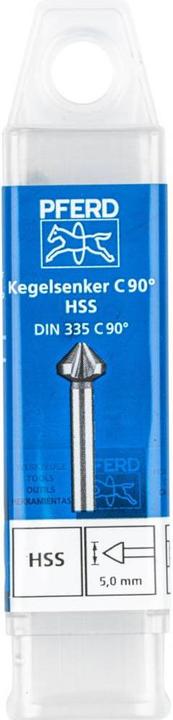 Produktbild Pferd KES HSS DIN 335 C90° 5,0 25202101 Kegelsenker 5 mm HSS 1 St. (5 mm)