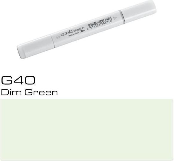 Image du produit Copic Sketch Type G - 40 (G40 - Dim Green, 1 x)