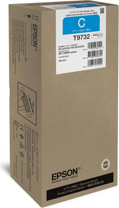 Produktbild Epson Tinte C13T973200 Cyan (C)