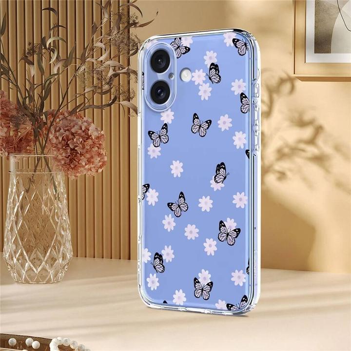 Immagine prodotto Cover-Discount iPhone 17 - Silikon Gummi Hülle Blumen (Apple iPhone 17)