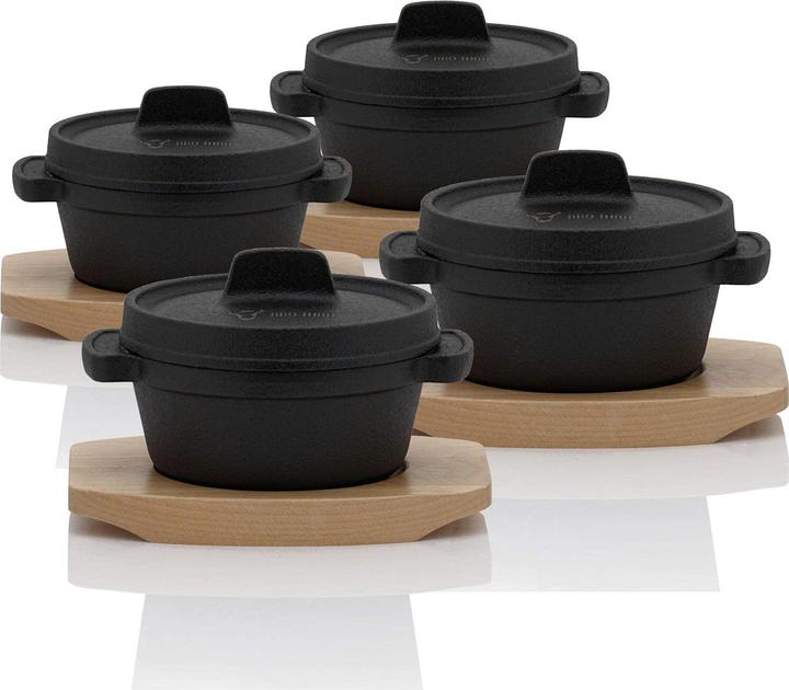 Actual product image BBQ-Toro Mini Dutch Oven, 4 pieces, 11cm