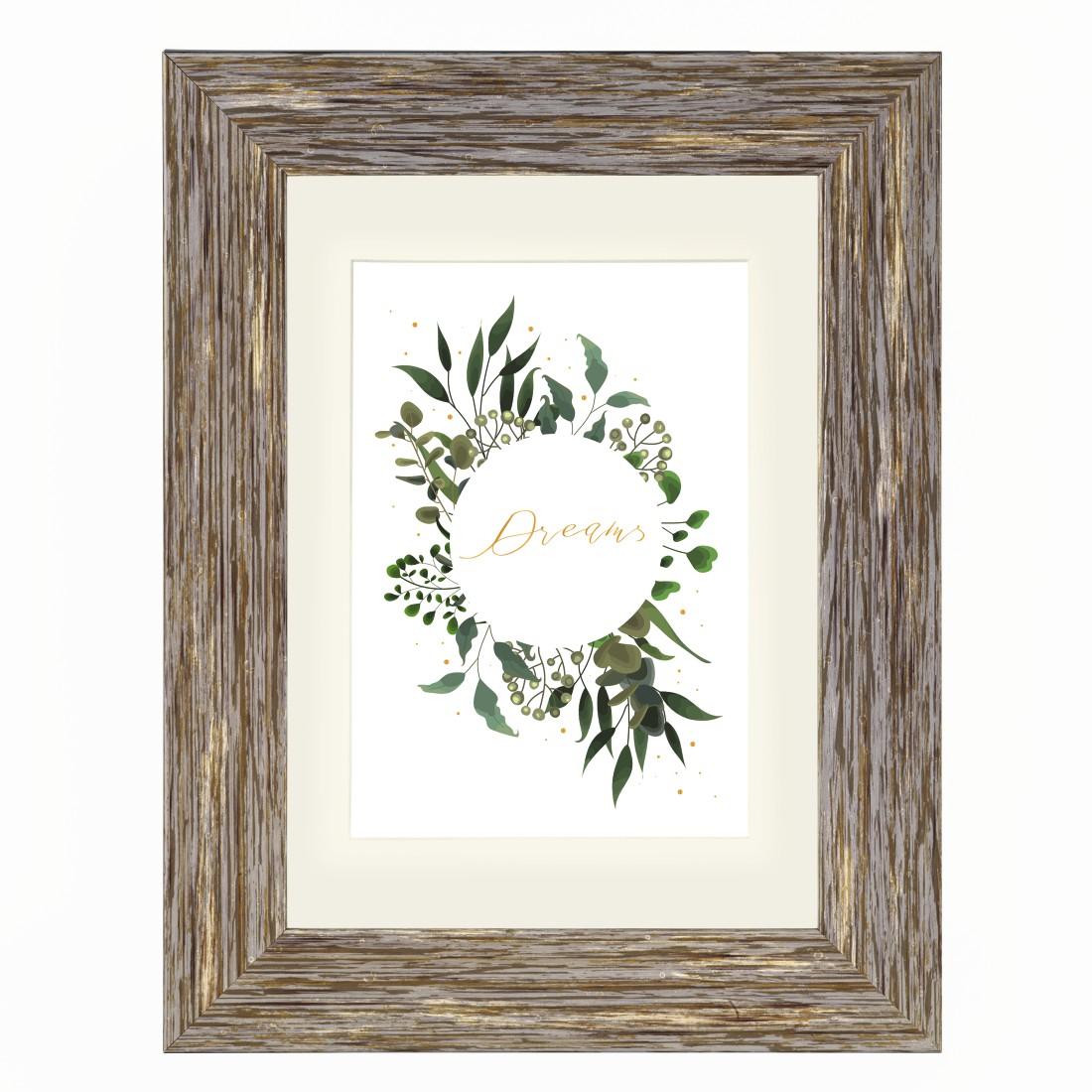 Thumbnail - Hama, Bilderrahmen, Kunststoffrahmen Chalet, Braun-Gr (7 x 10 cm)