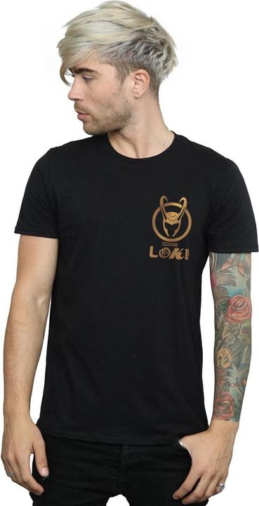 Image du produit - T-shirt LOKI HORN LOGO FAUX POCKET - Homme (4XL)
