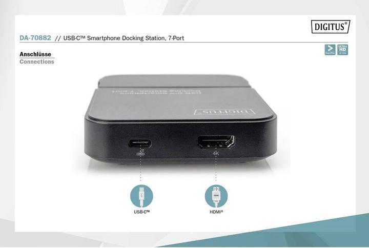 Produktbild Digitus DA-70882 (Docking Port, 1 Port)