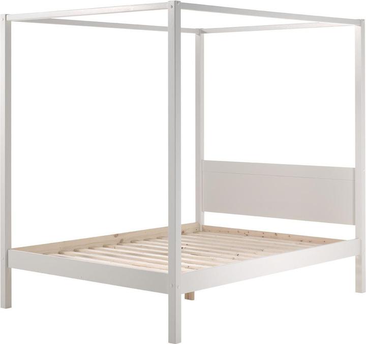 Vipack Pino Himmelbett 140X200Cm Weiss