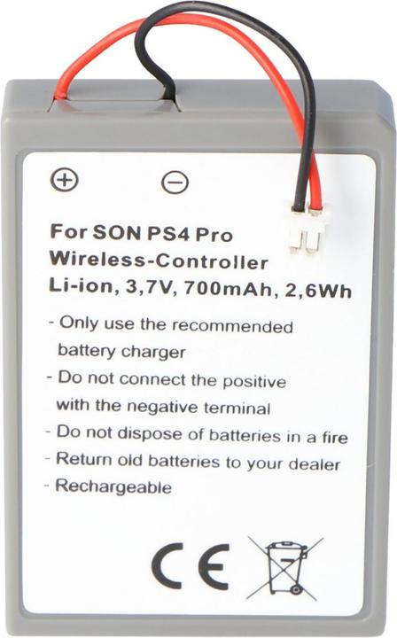 Immagine prodotto Sony Batteria PS4 Pro Wireless Controller con nuovo connettore (1 pz., 700 mAh)