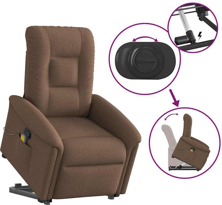 Image du produit vidaXL Massagesessel mit Aufstehhilfe