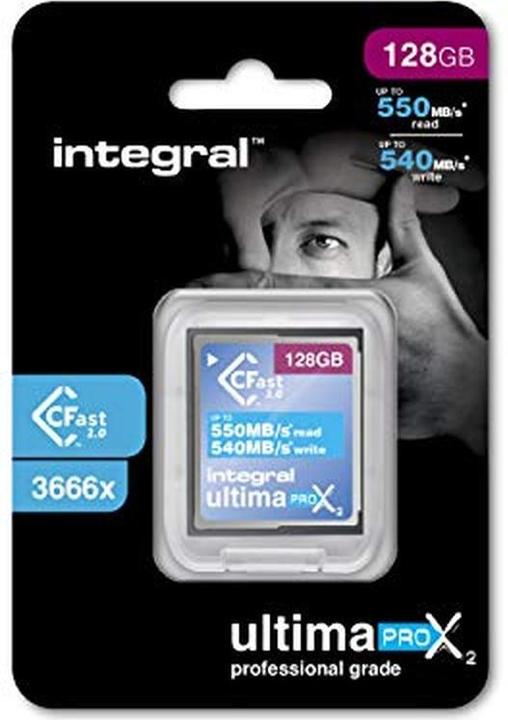 Image du produit Integral Memory Cfast Ultima Pro X2 (128 Go, CFast 2.0)