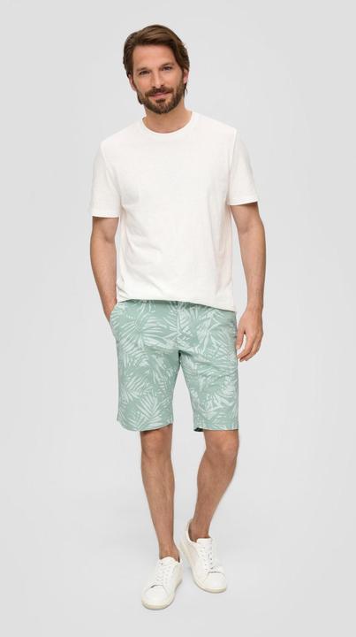 Actual product image S.Oliver Bermuda Bermuda mit All-over-Print aus Baumwoll-Stretch (30)