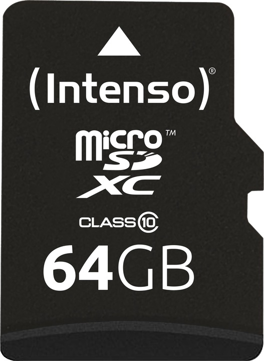 Produktbild Intenso microSD Class 10 (64 GB, microSDXC, U1)