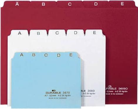 Produktbild Durable Leitregister (A7)