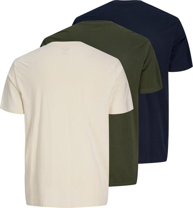 Actual product image Jack & Jones Plus Size 3er-pack Logo T-shirt T-shirt (6XL)