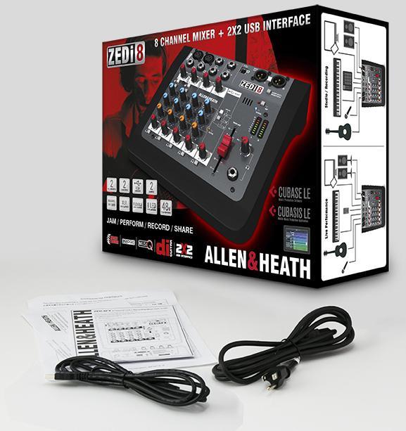 Actual product image Allen & Heath ZEDi-8 (Studio- and Livemixer)