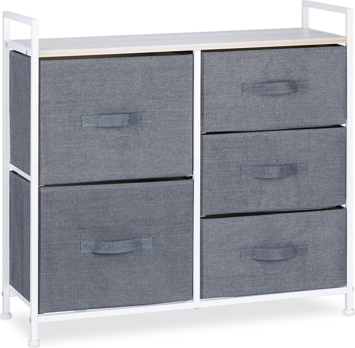Image du produit Relaxdays Système d?étagère avec tiroirs