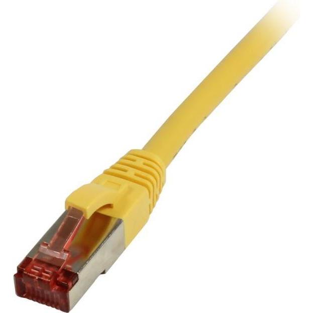 Synergy 21 Patchkabel RJ45, CAT6 250Mhz, 0.5m gelb, S-STP(S/FTP),TPE(Superflex) (S/FTP, CAT6, 0.50 m), Netzwerkkabel