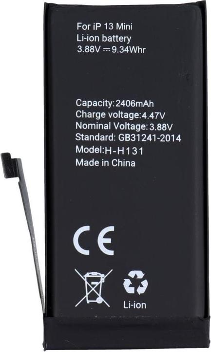 Produktbild OEM Battery POLYMER BOX battery for IPHONE 13 Mini 2406 mAh