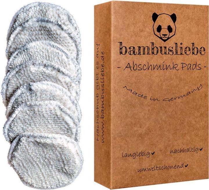 Produktbild Bambusliebe Waschbare Bambus Abschminkpads (Reinigungstücher Gesicht)