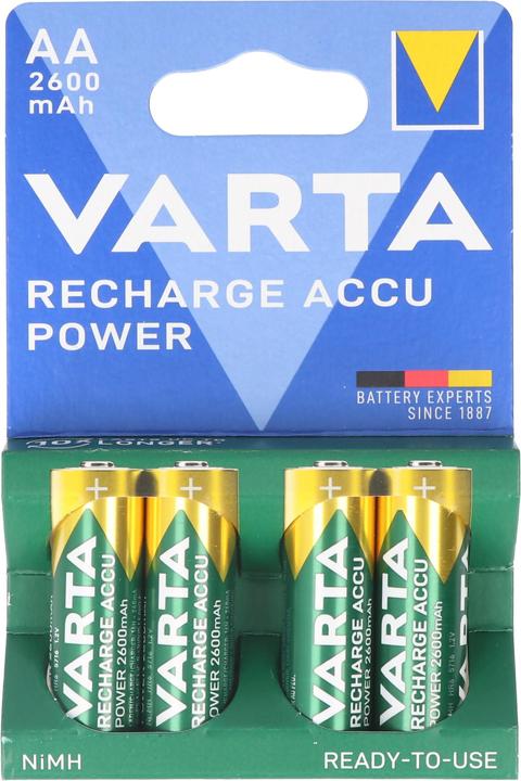 Varta Recharge Accu Power (4 pcs., AA, 2600 mAh)
