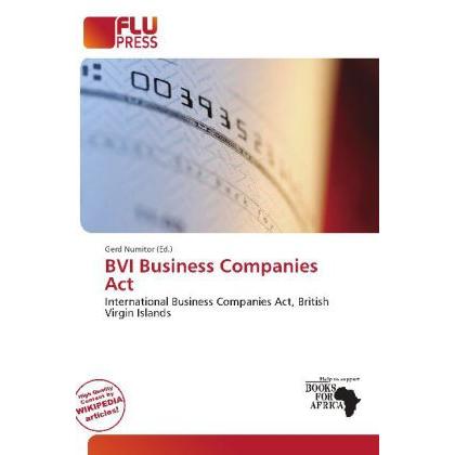 BVI Business Companies Act, Fachbücher